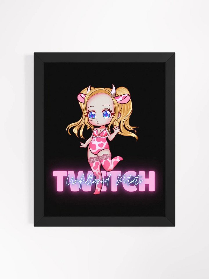 Chibi Cow-Print Twitch Poster product image (3)