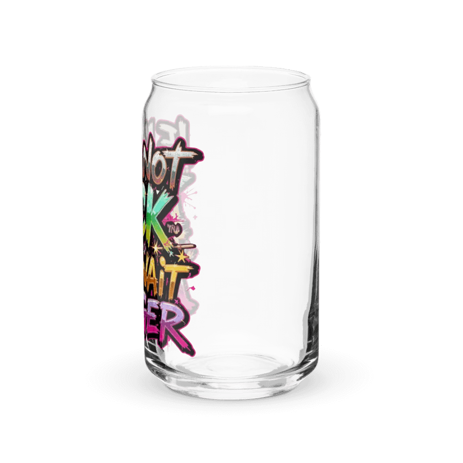 Graffiti Vibes Can-Shaped Glass product image (7)