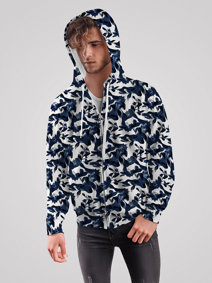 Wild Waves | Recycled Unisex ZIP Hoodie product image (1)