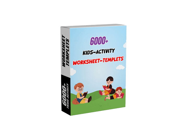 6000 Plus Kids Activity Worksheet Bundle Instant Delivery On Mail product image (1)