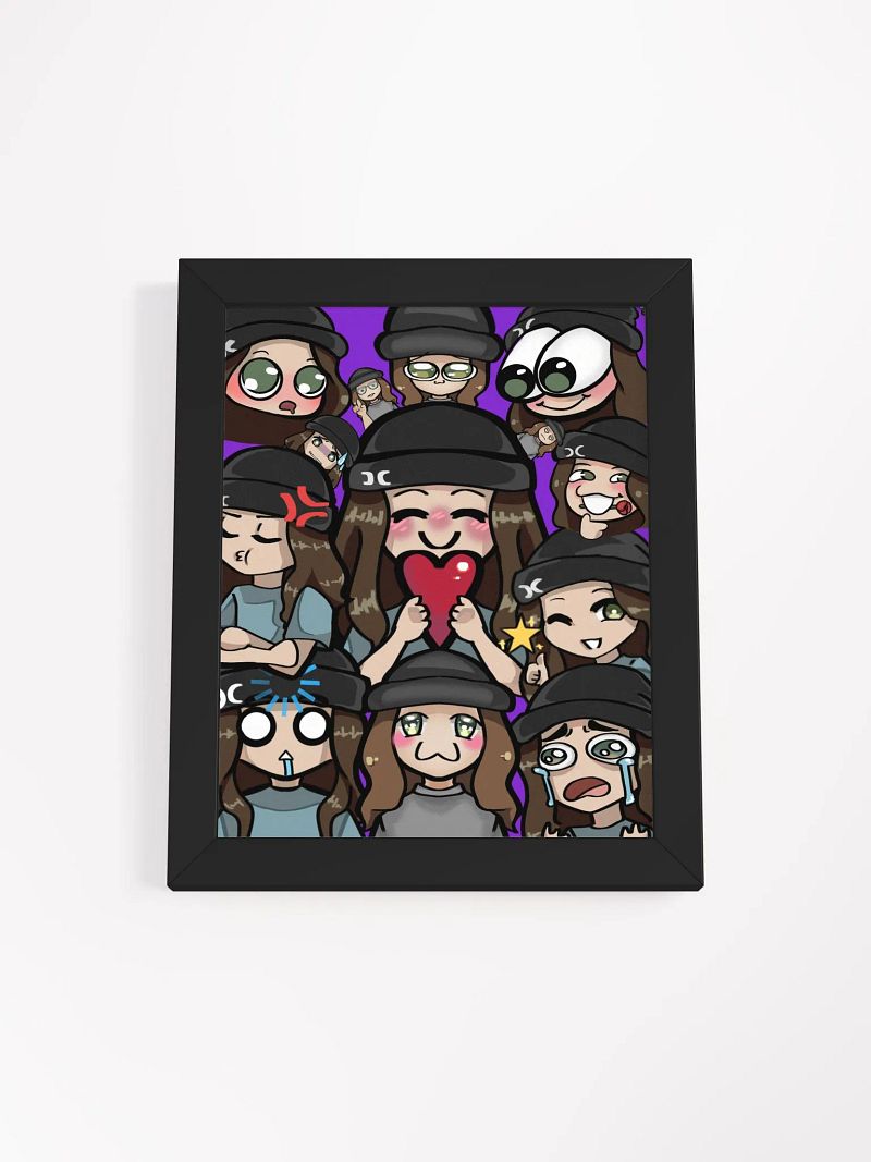 Framed Matte Wootmoji Poster