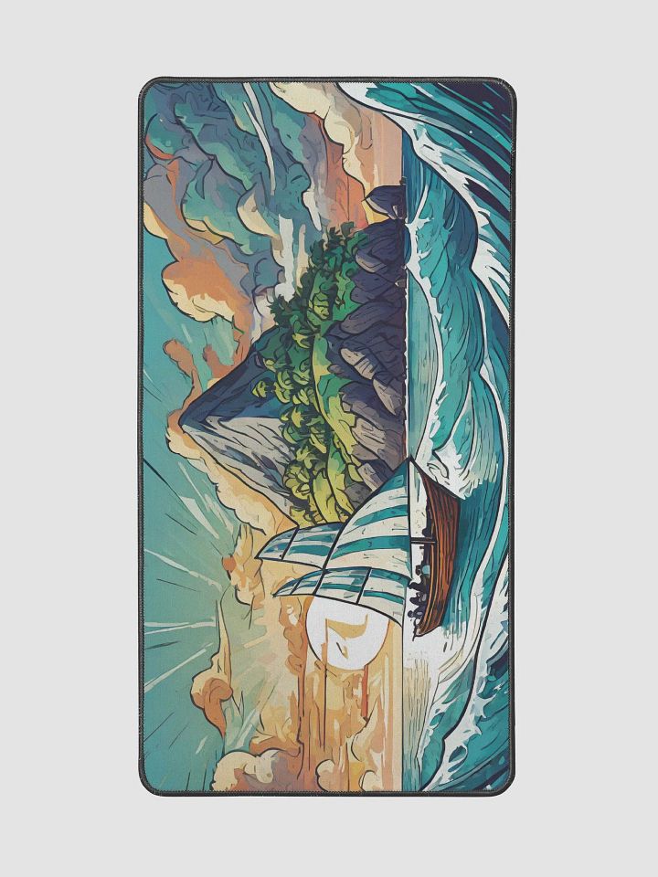Summer Wind Charters: Island Sail Desk Mat product image (2)
