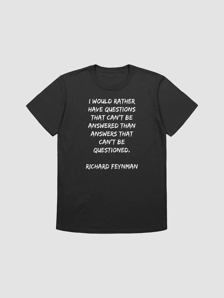 Richard Feynman Quote Unisex T-Shirt product image (1)