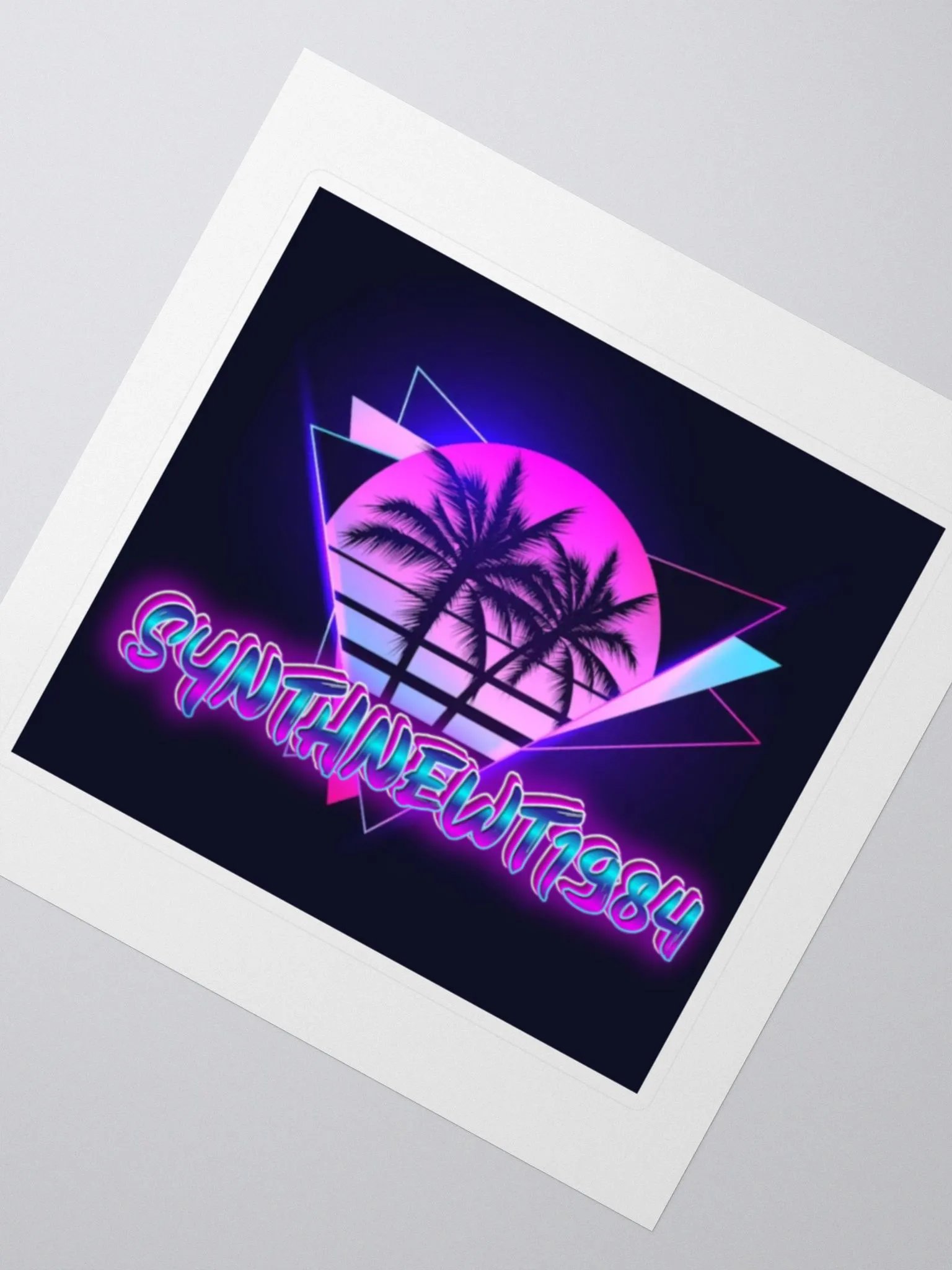 SynthNewt1984 Logo Sticker product image (2)