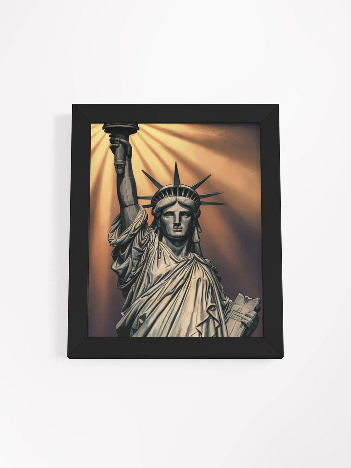 Statue of Liberty: A close-up portrait of the iconic statue, standing tall with her torch held high. product image (5)