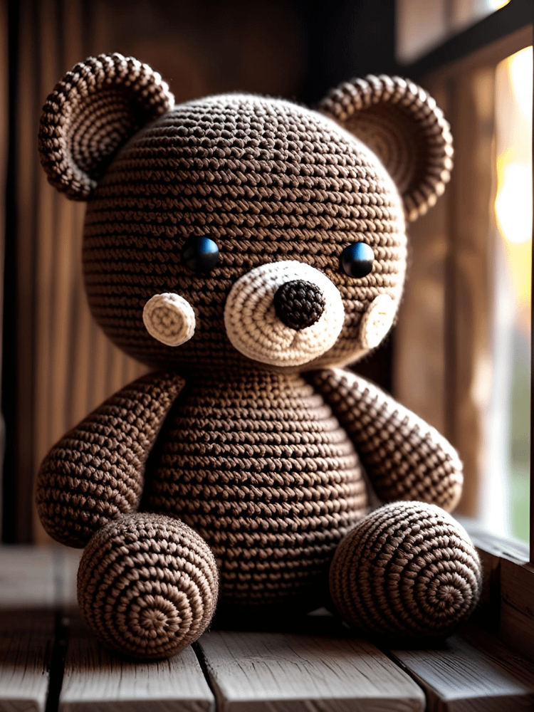 Snuggle Bear: Crochet Your Own Amigurumi Teddy – Step-by-Step PDF Pattern product image (3)