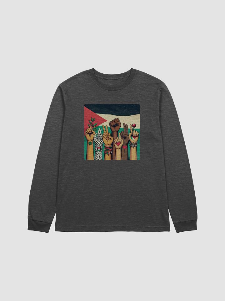 Unity and Peace Symbol Long Sleeve Tee | free palestina product image (6)