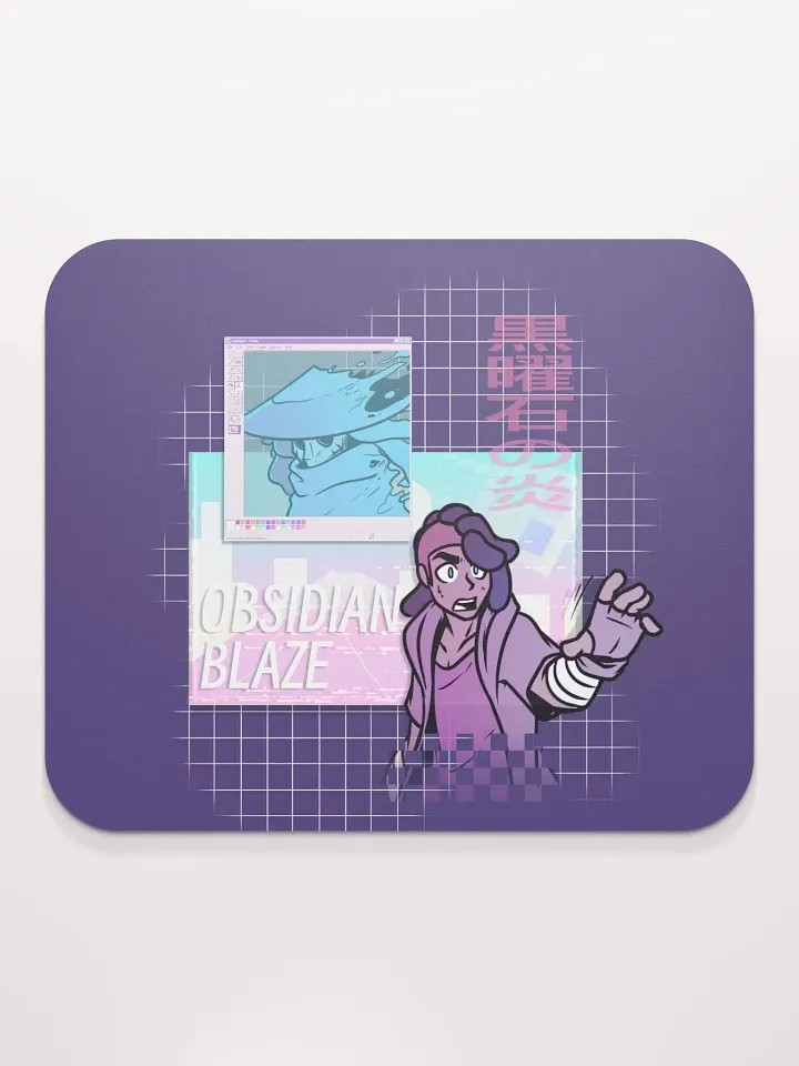 Obsidian Blaze Vapour Mousepad product image (2)