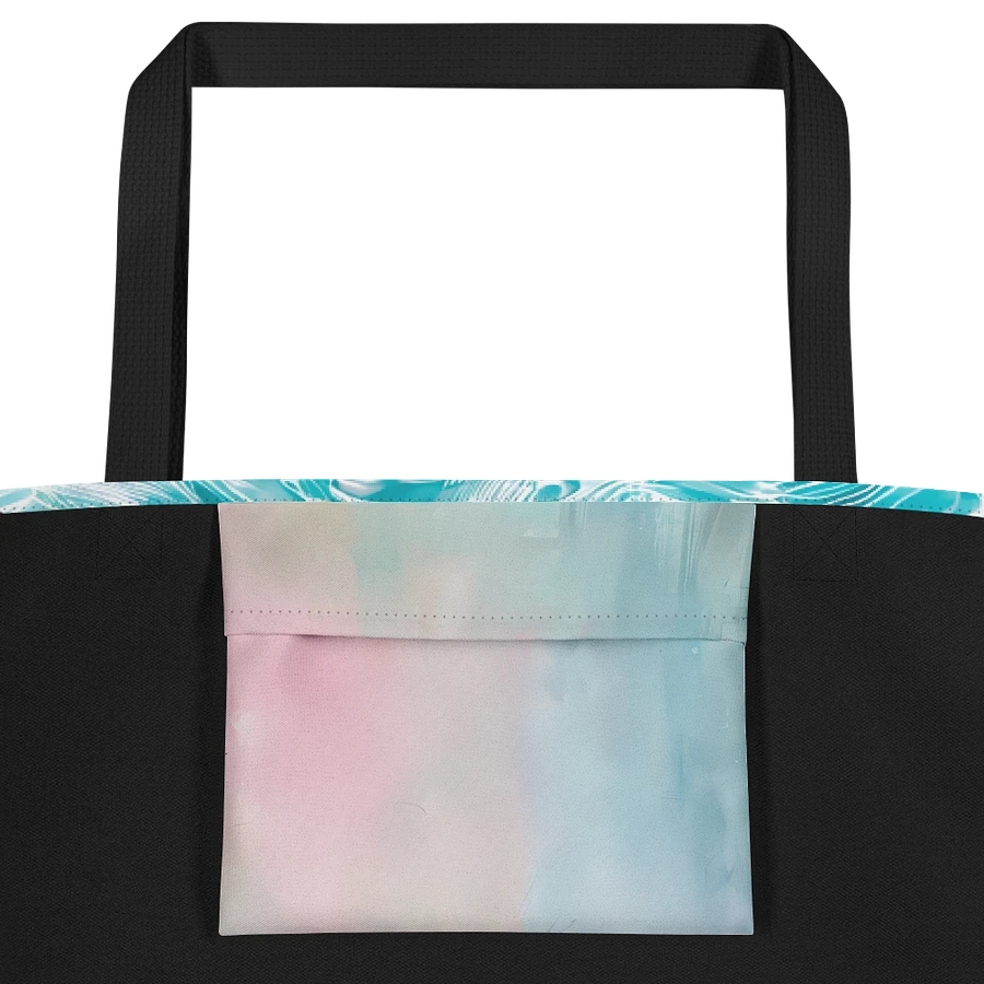 Tote Bag: Refreshing Coolness Shimmering Water Patterns Aquatic Elegance Design product image (2)