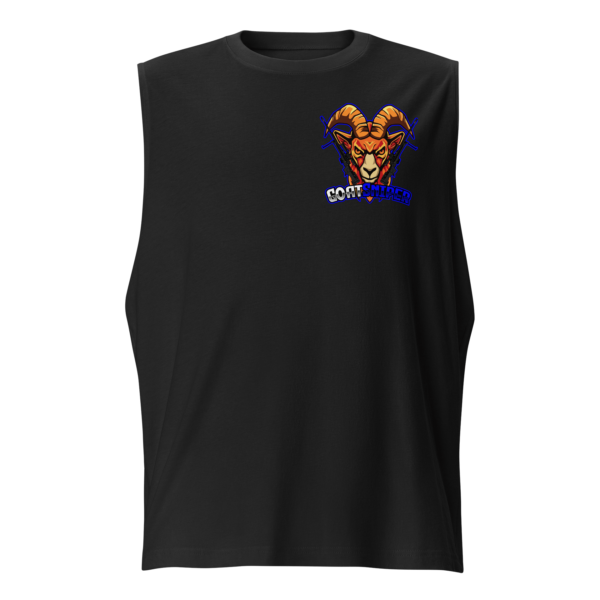 GOAT SNIPER Illustrated Muscle Tank product image (1)