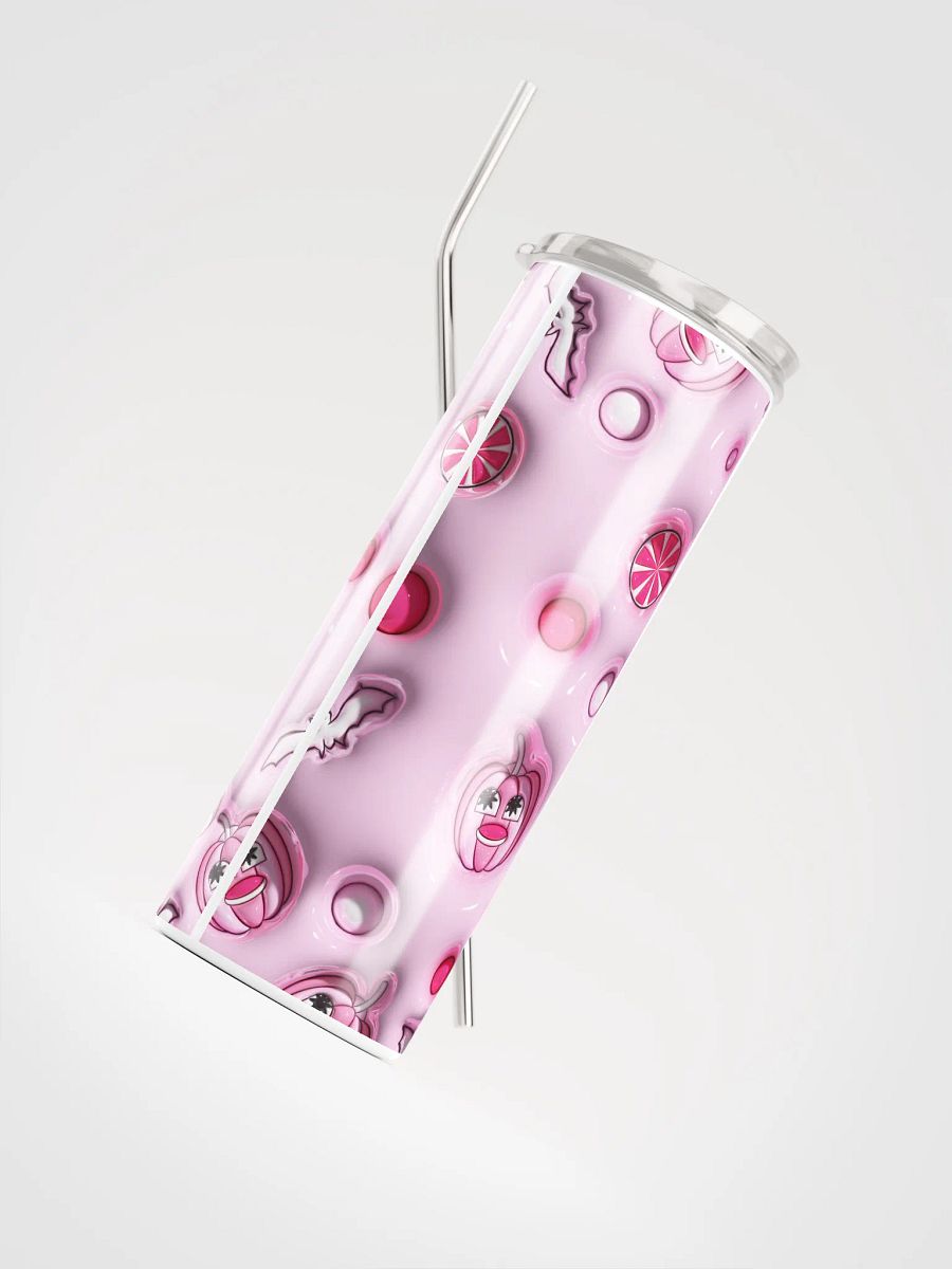 Boo-tiful Pink Halloween Stainless Steel Tumbler product image (4)