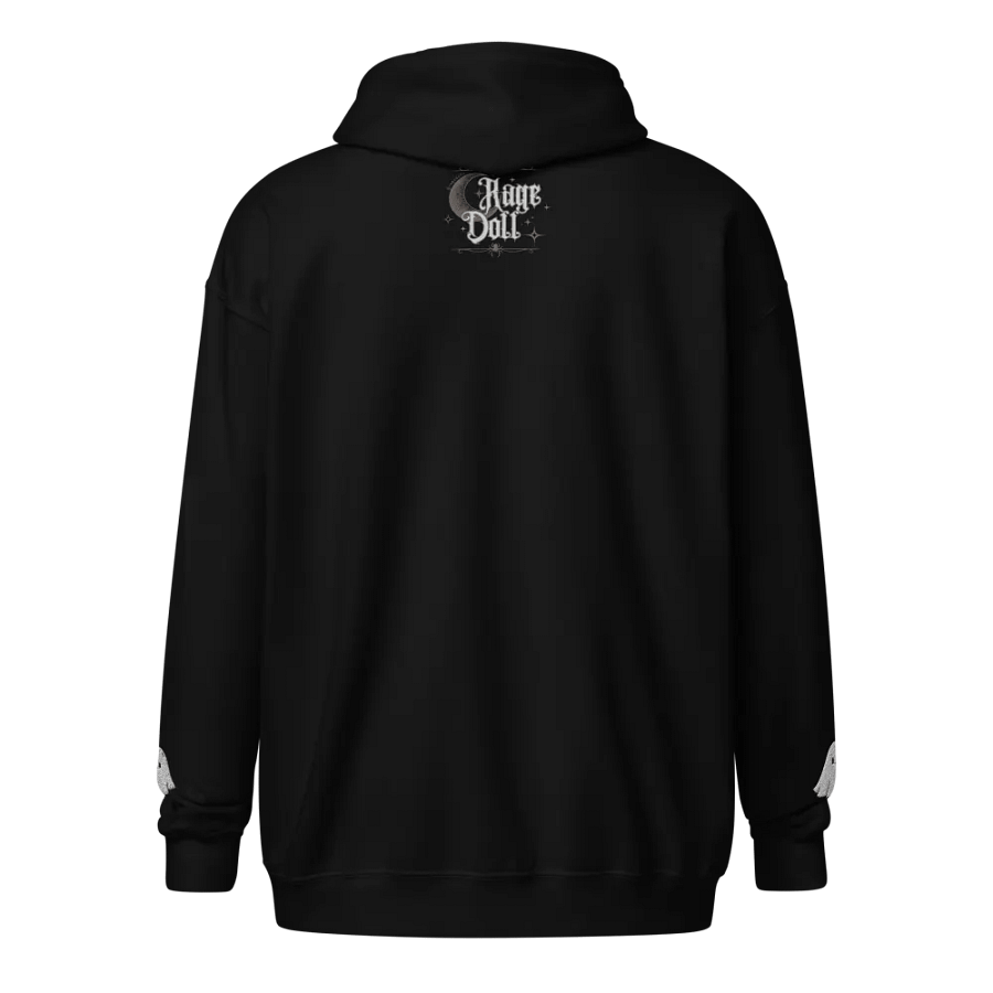 Ghostly Rage - Skull Zip Hoodie product image (5)