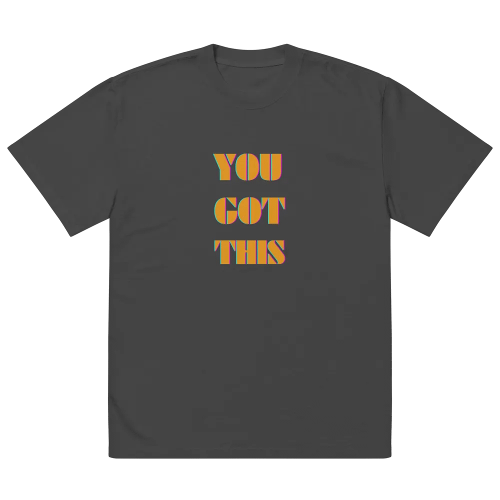 Vibrant Motivational Oversized Tee product image (2)