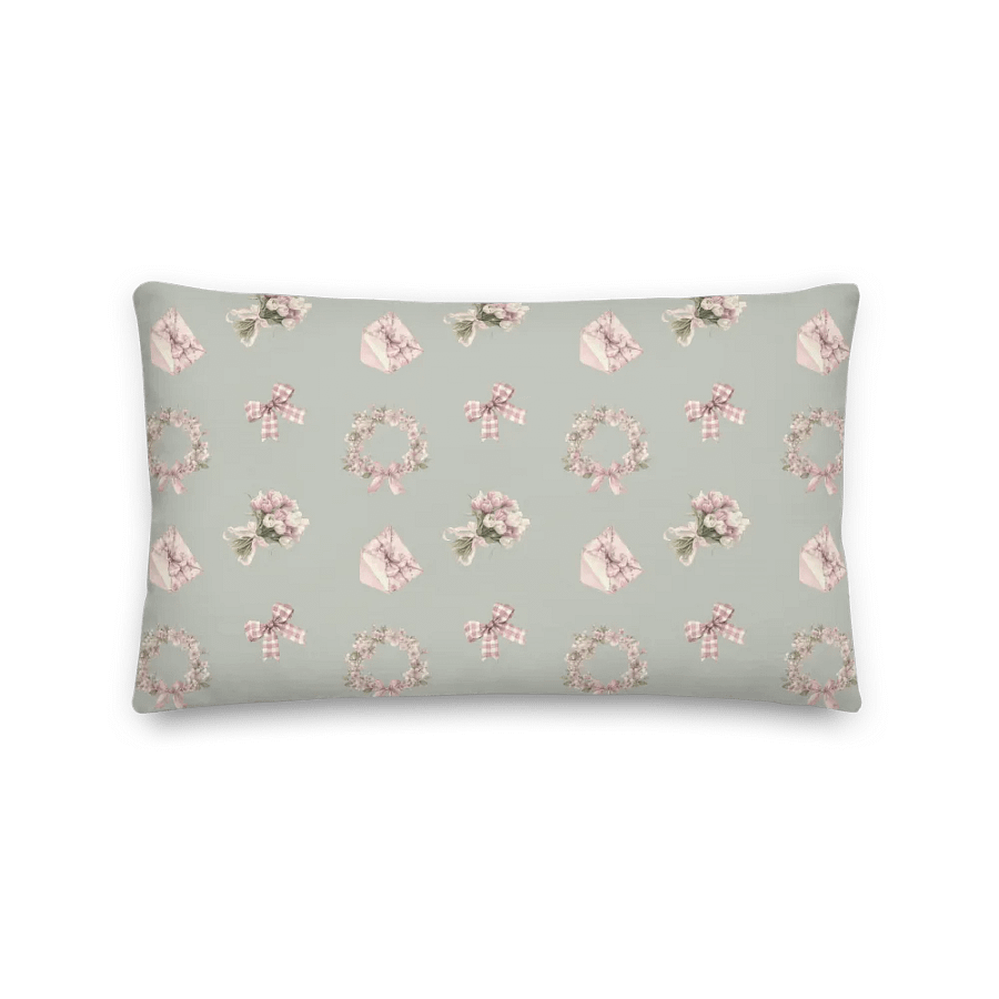 Hello Spring Green - Pillow TWO IN ONE - Premium Pillow - Doppelseitig bedrucktes Designerkissen product image (2)