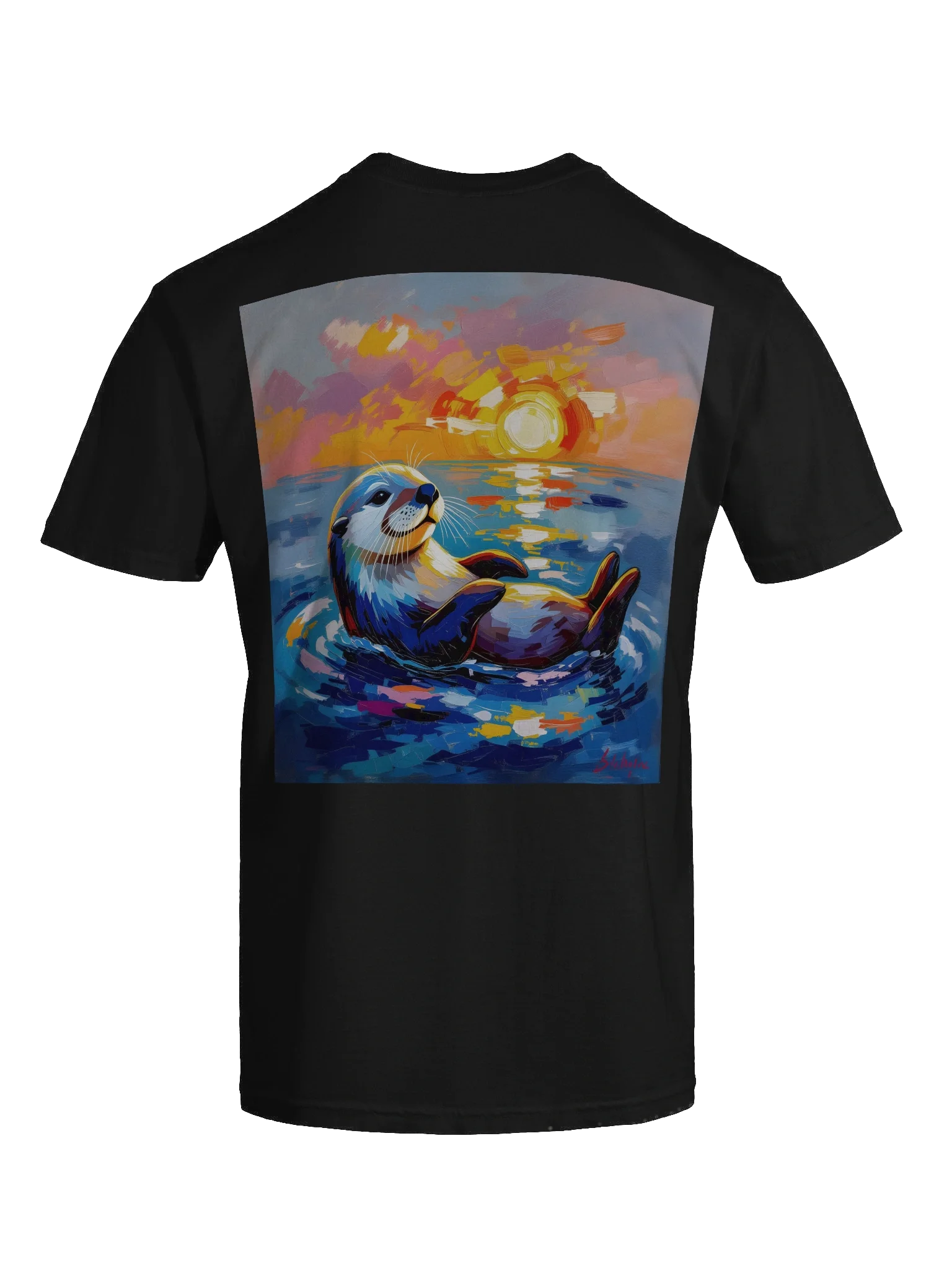 Sea otter shirt product image (123)