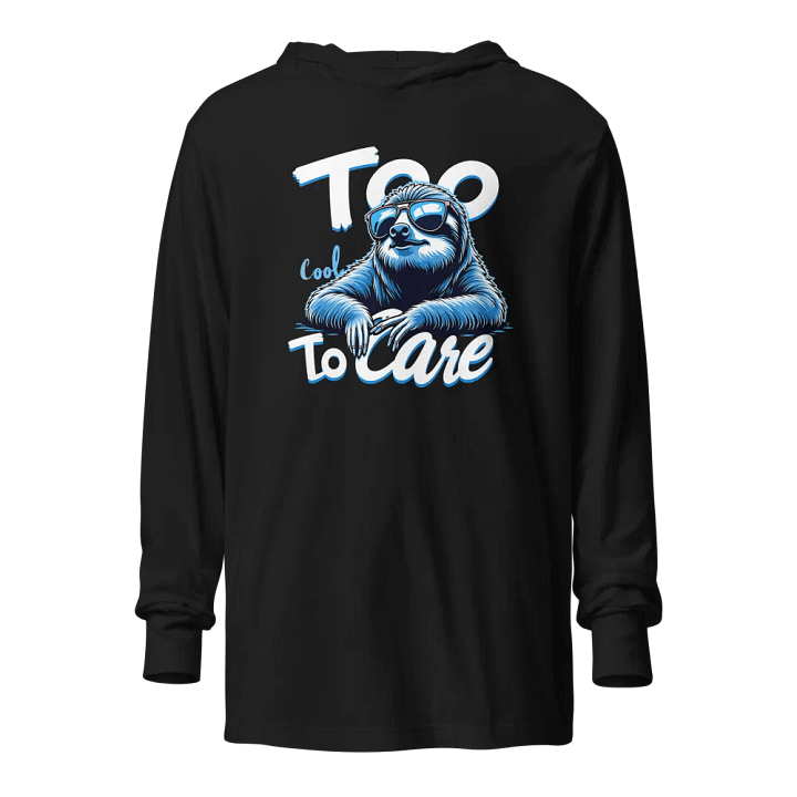 Chill Sloth Vibes Hooded Tee product image (1)