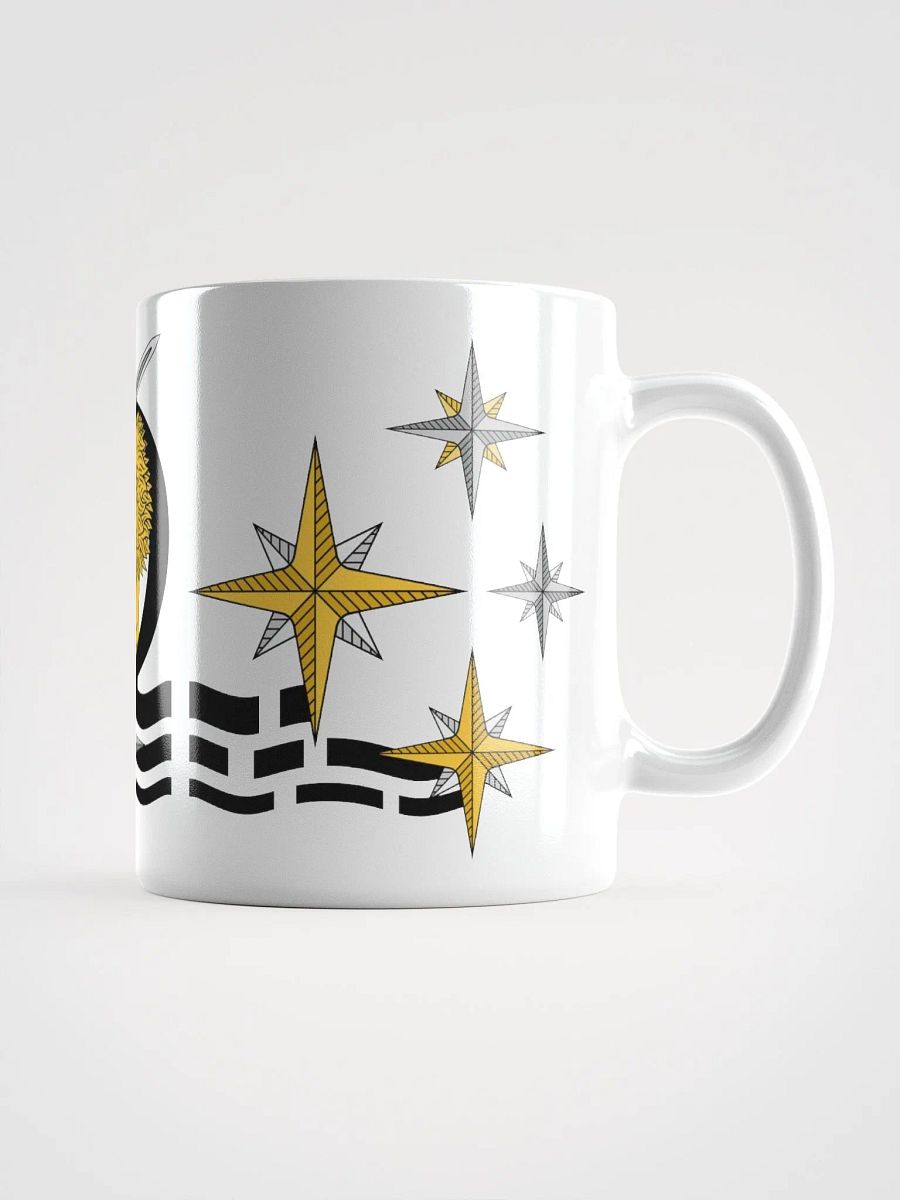 White Glossy Mug, Lion product image (1)