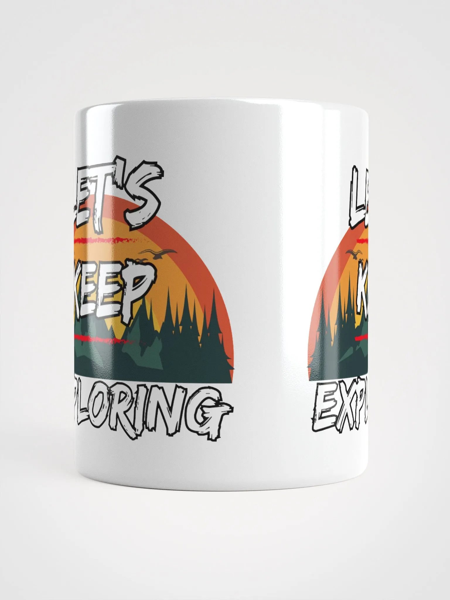 Let's Keep Exploring Camping White Mug product image (14)