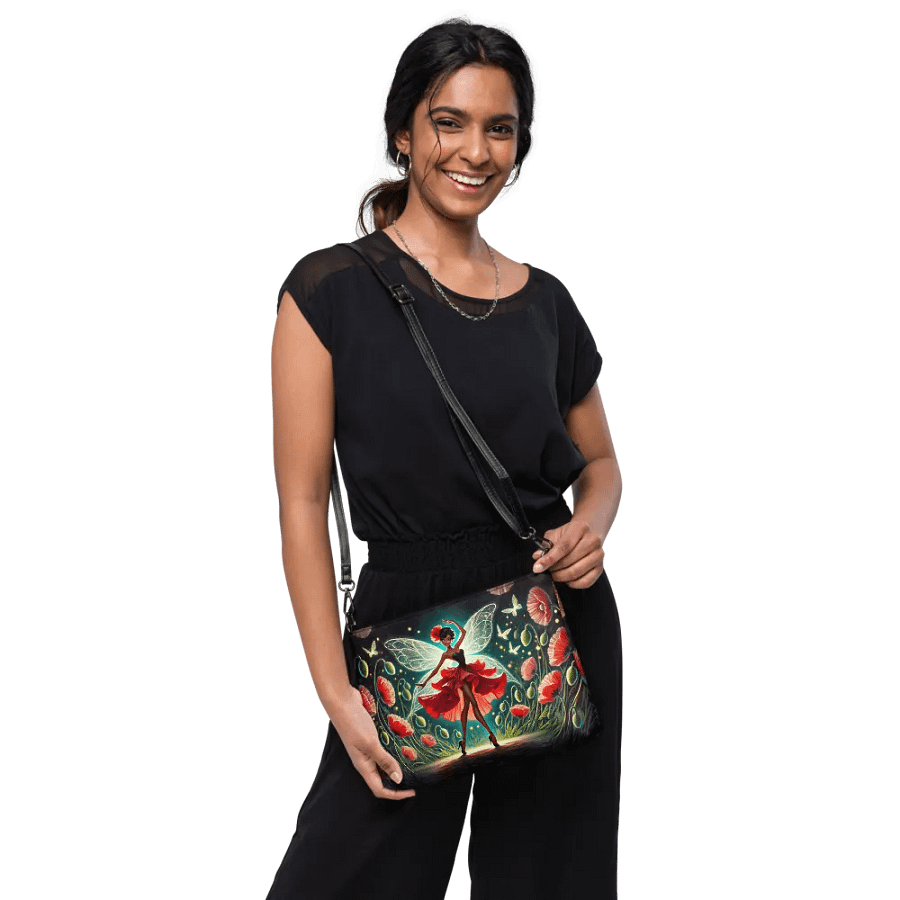 Beautiful Poppy Fairy Crossbody Bag - Fairytale Purse product image (10)