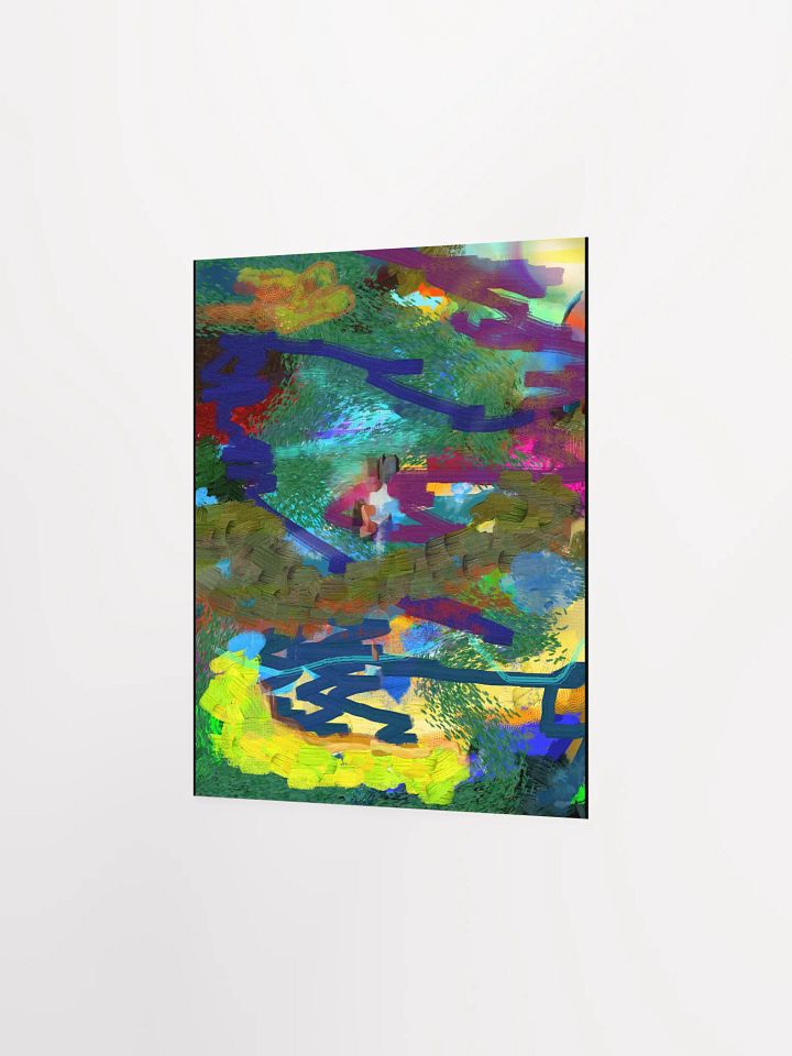 Garden & Ponds Artwork | Vibrant Abstract Expressionism Poster product image (10)
