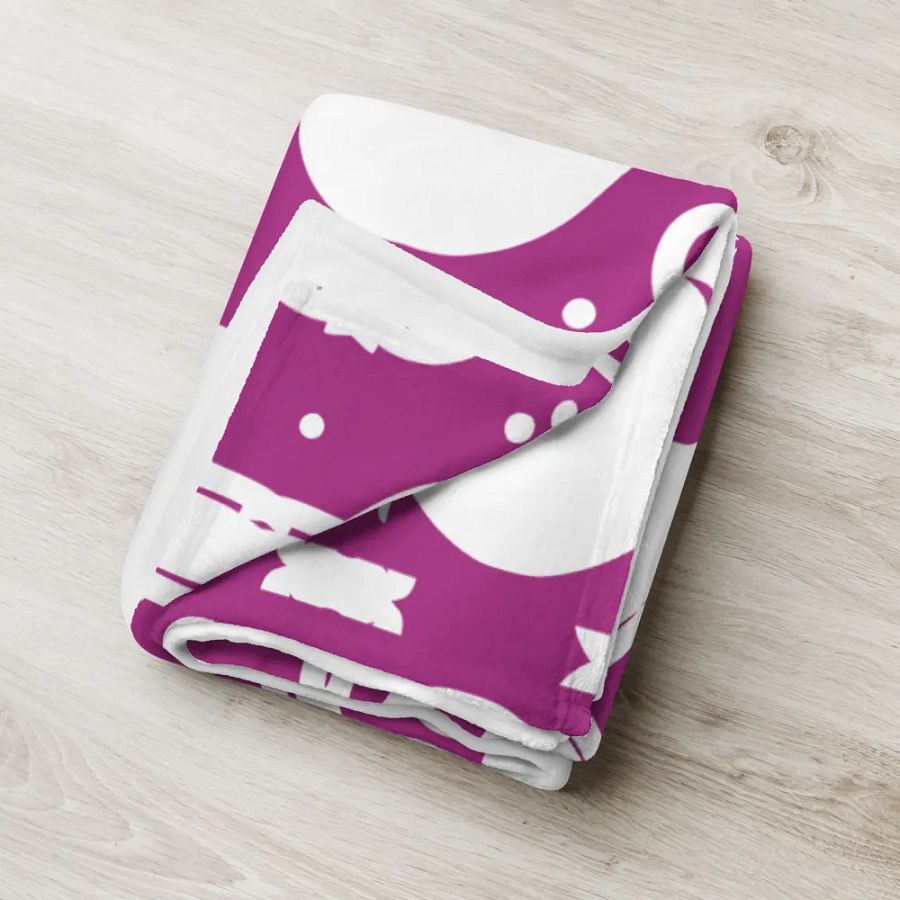 Playful Paws Symmetrical Splendor Throw Blanket product image (18)