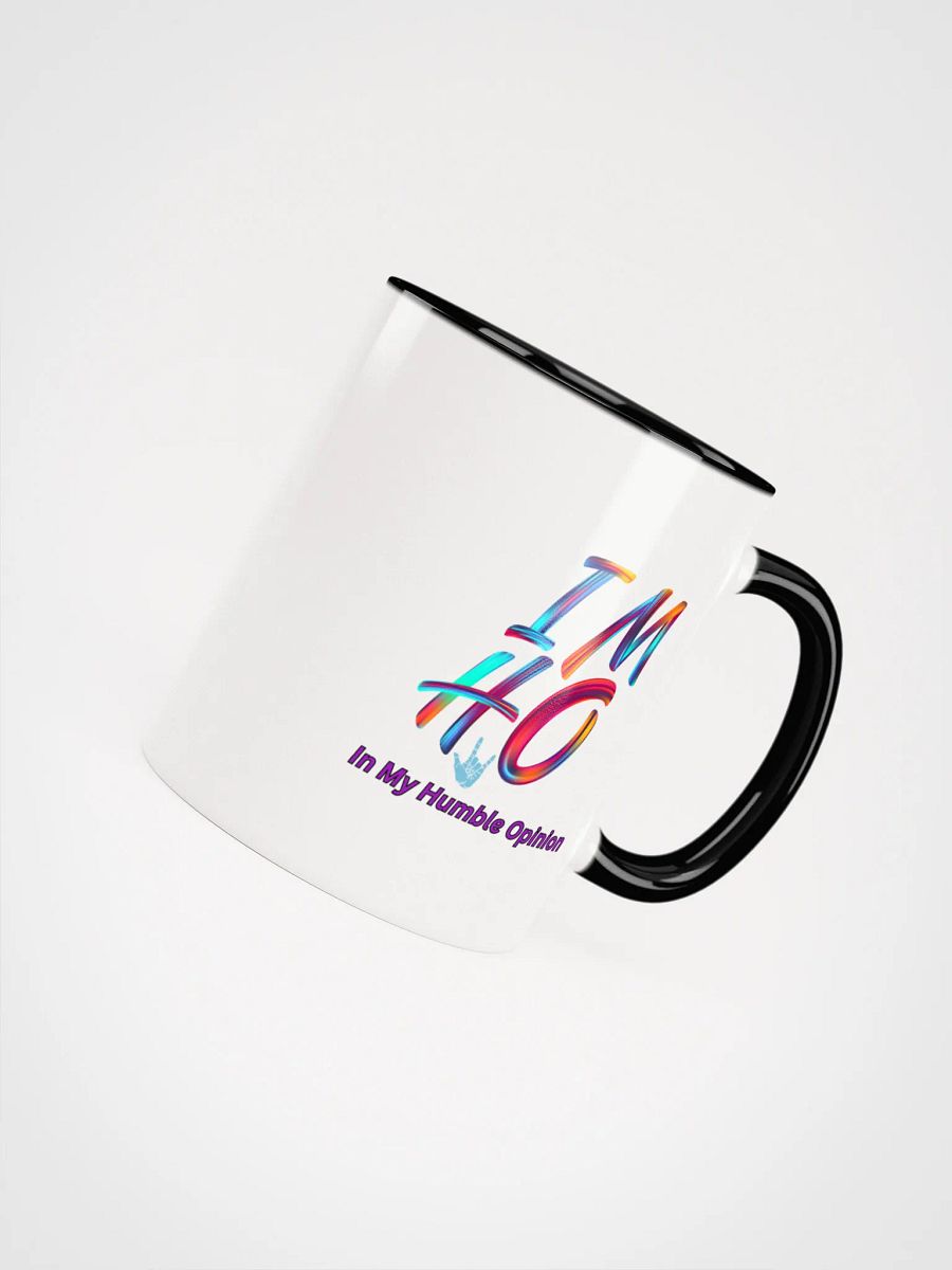 IMHO White and Black Mug product image (8)