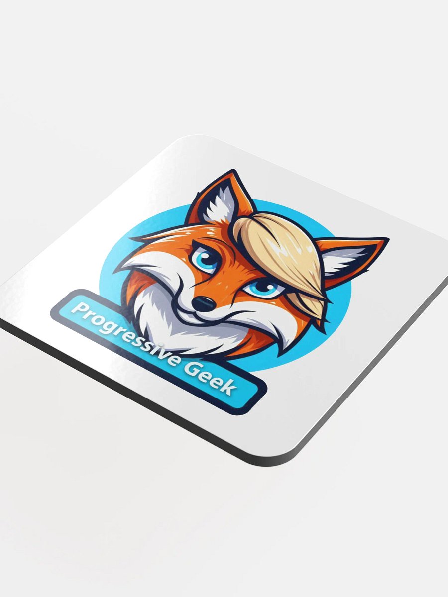 Progressive Geek Logo Cork Coaster product image (4)
