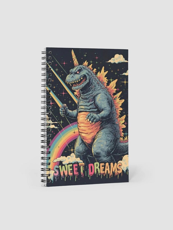 Godzillacorn Sweet Dreams Spiral Notebook product image (1)