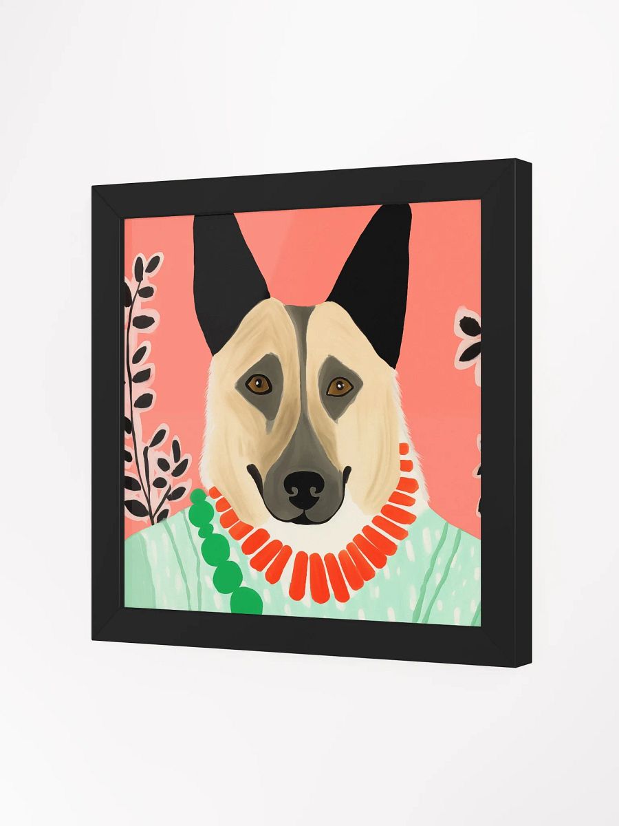 Whimsical German Shepherd Art Print product image (7)