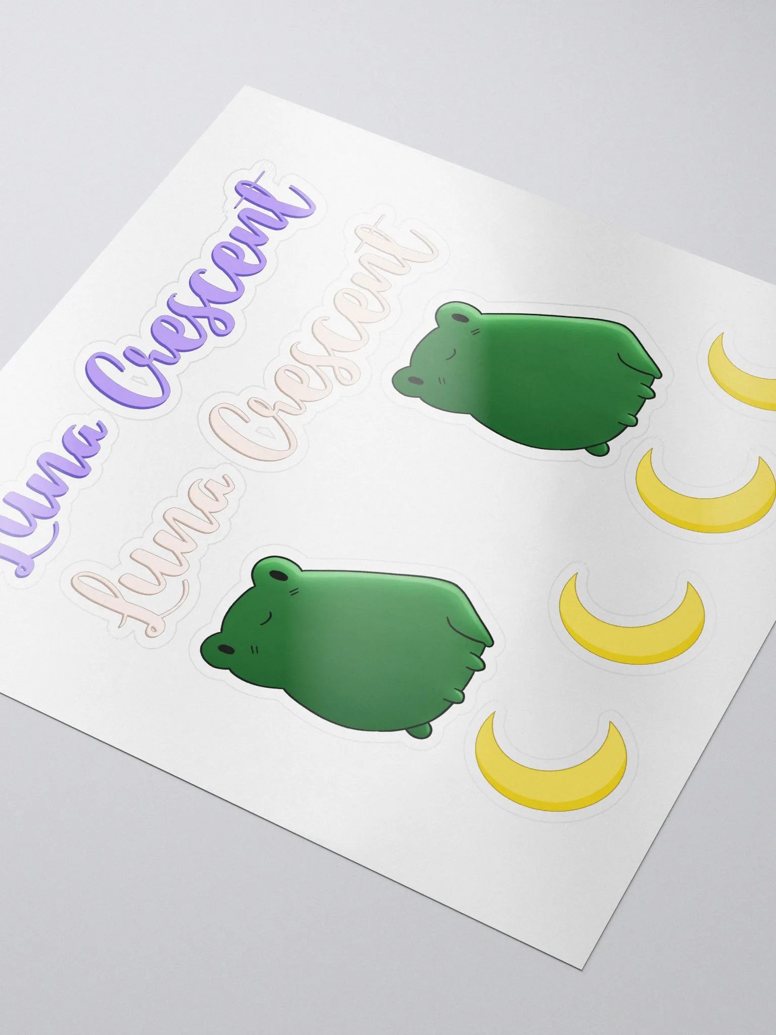 Luna Crescent Stickers product image (3)