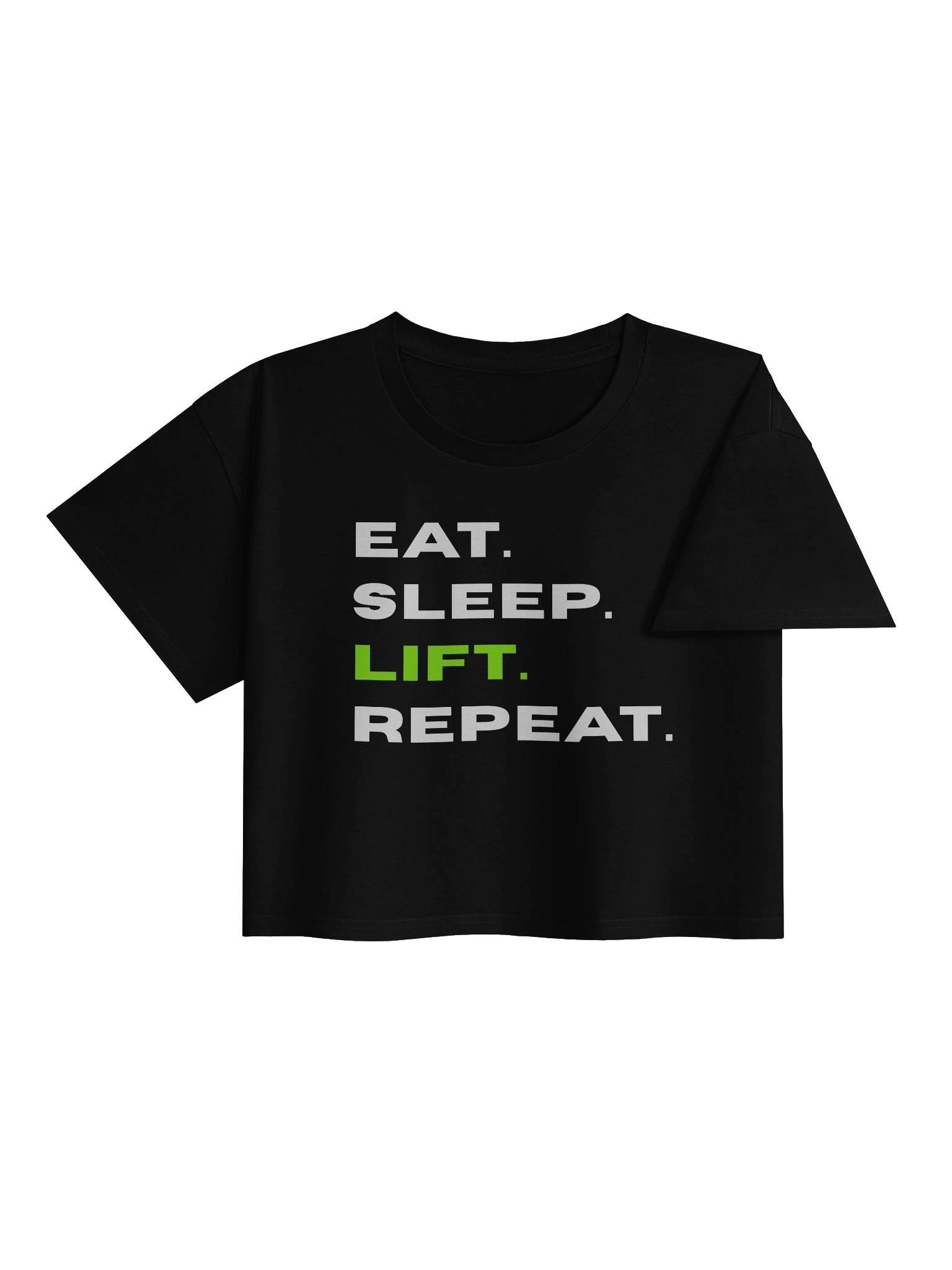 Eat. Sleep. Lift. Repeat. Women's Crop Top product image (4)