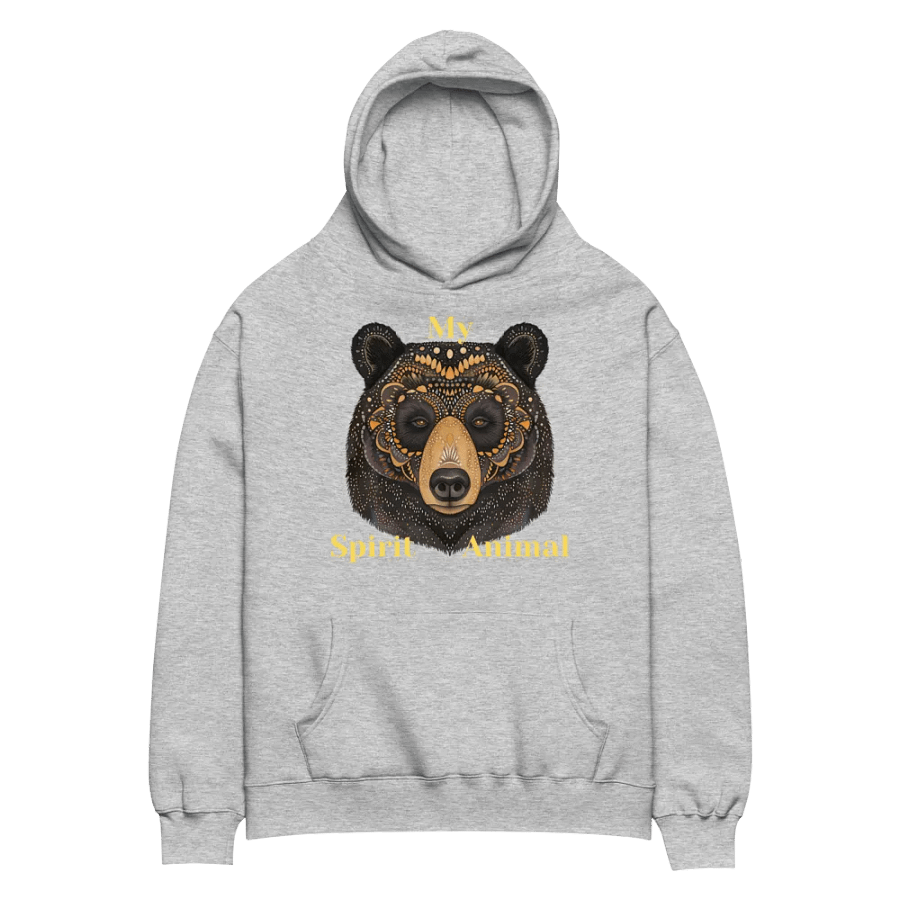Spirit Animal Bear Oversized Hoodie product image (29)