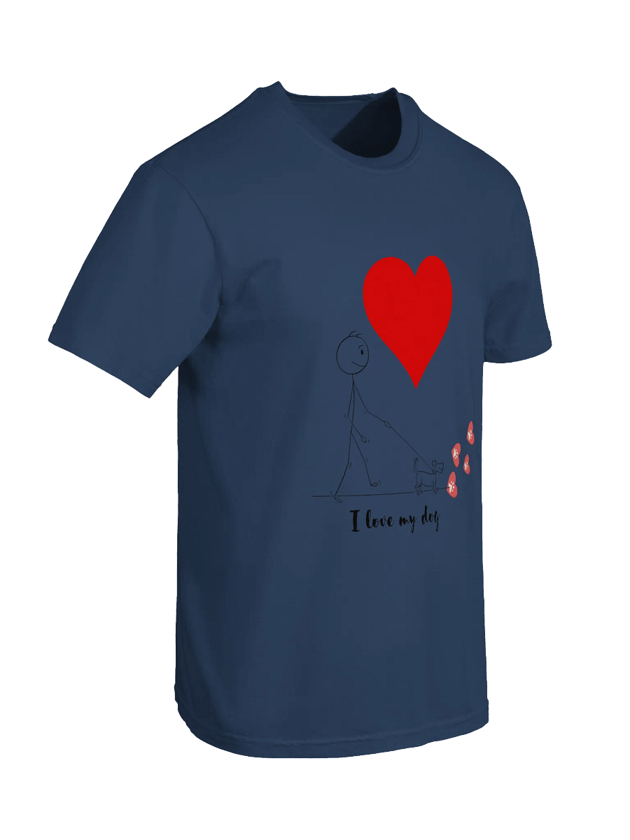I Love My Dog Heavyweight T-Shirt product image (62)