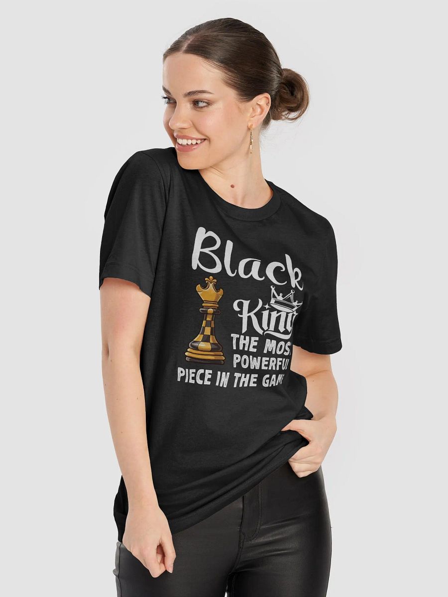 Black History Month Black King Tee, African American Pride Shirt, Unisex Cotton Top, Civil Rights Tshirt, product image (8)
