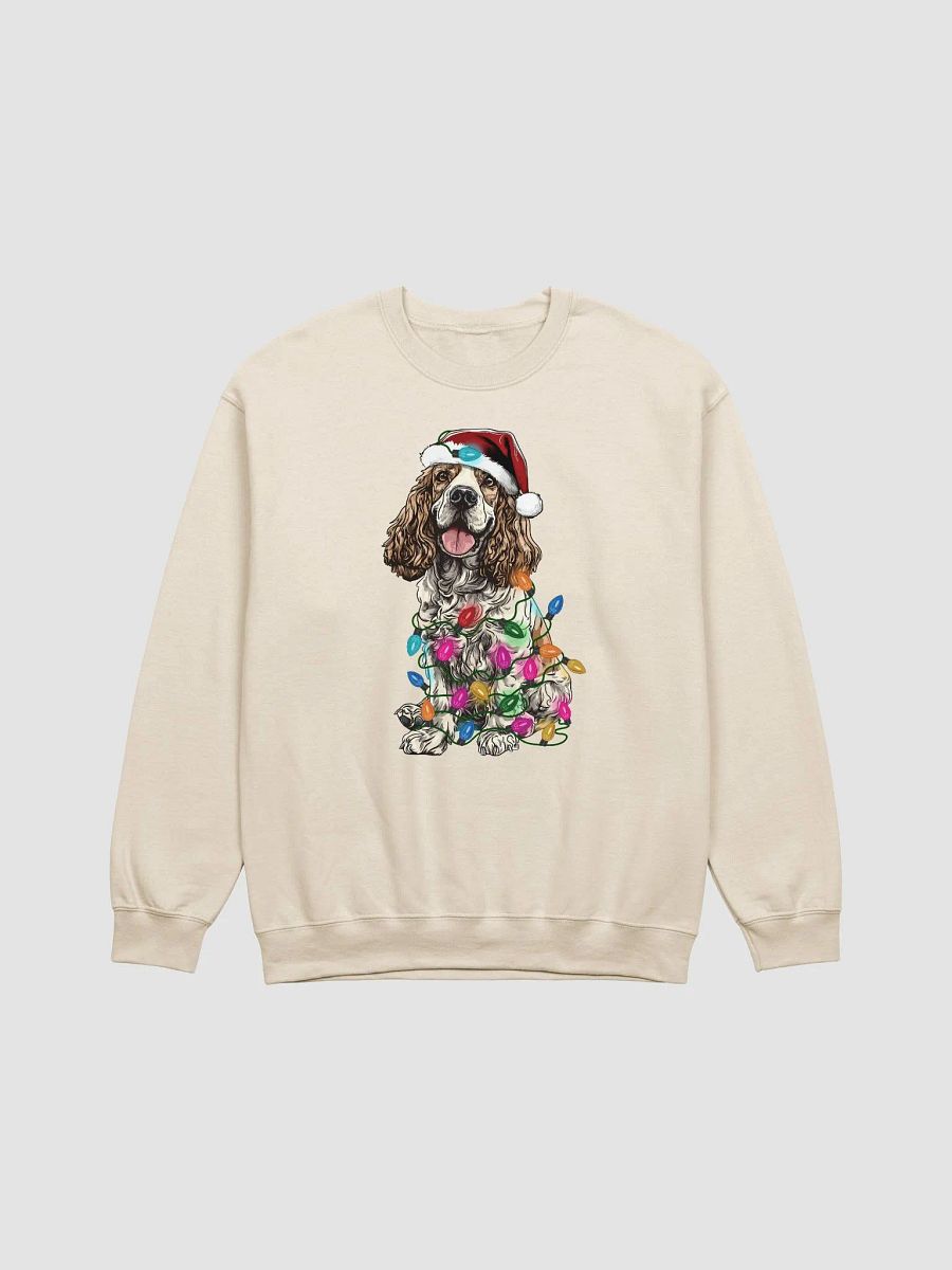 Funny Cocker Spaniel(Orange & White) Christmas Sweatshirt product image (22)