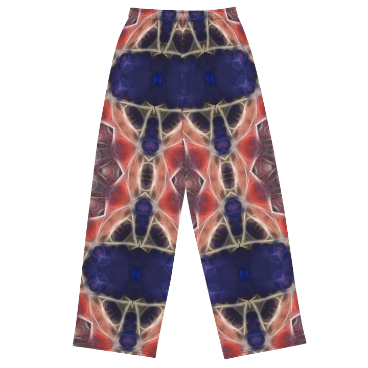 Peachy and Yellow Kaleidoscope Wideleg Pants product image (2)