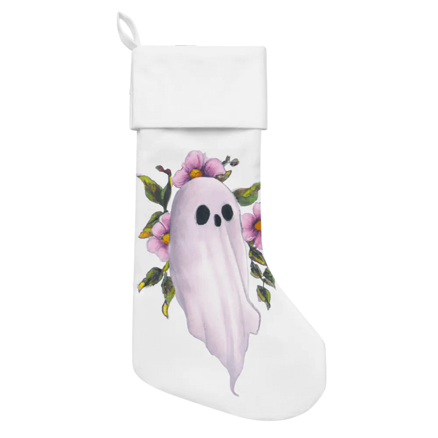 Watercolor ghost stocking product image (1)