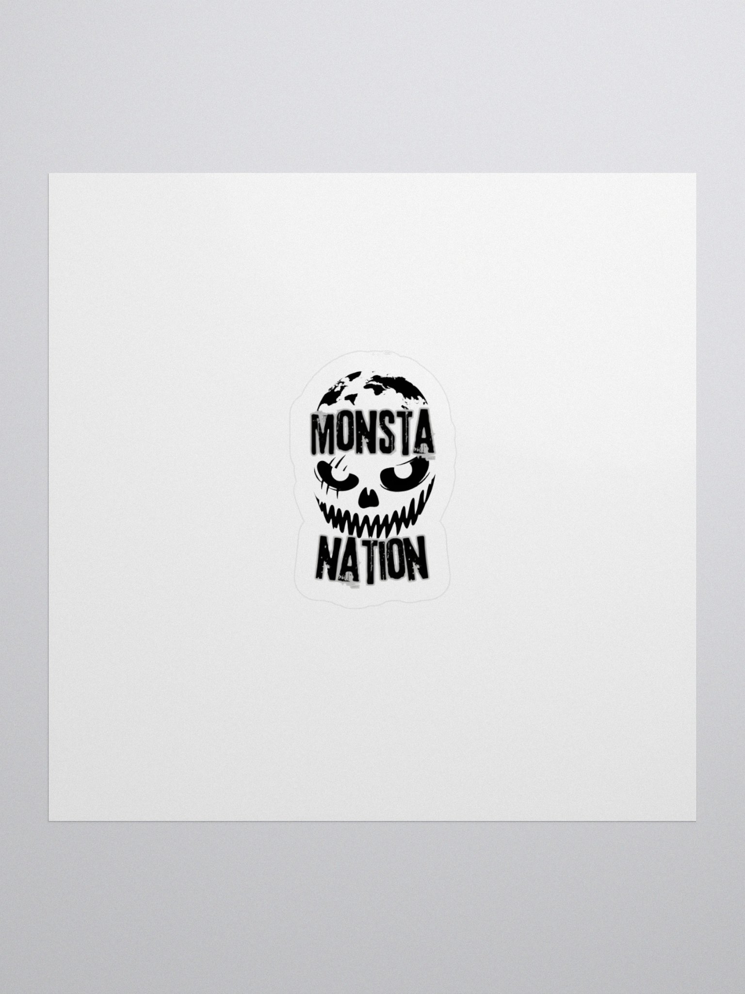 Monsta Nation "WORLD" Sticker product image (1)