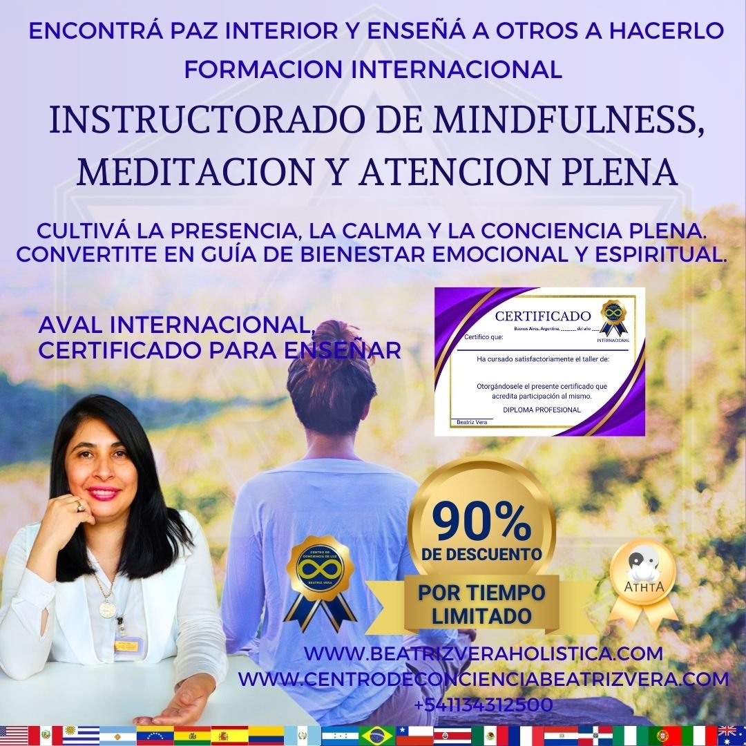 INSTRUCTORADO DE MINDFULNESS MEDITACION Y ATENCION PLENA product image (1)