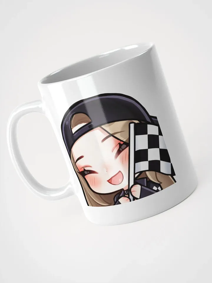 Vroom Vroom Kaboom Boom White Glossy Mug product image (1)
