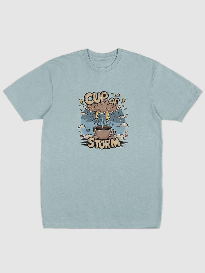 Stormy Sips Cartoon Cup Men's Tee product image (7)