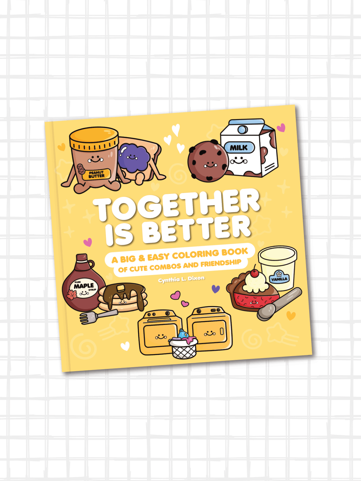 Together is Better – A Big & Easy Coloring Book of Cute Combos and Friendship (Digital Download) product image (1)