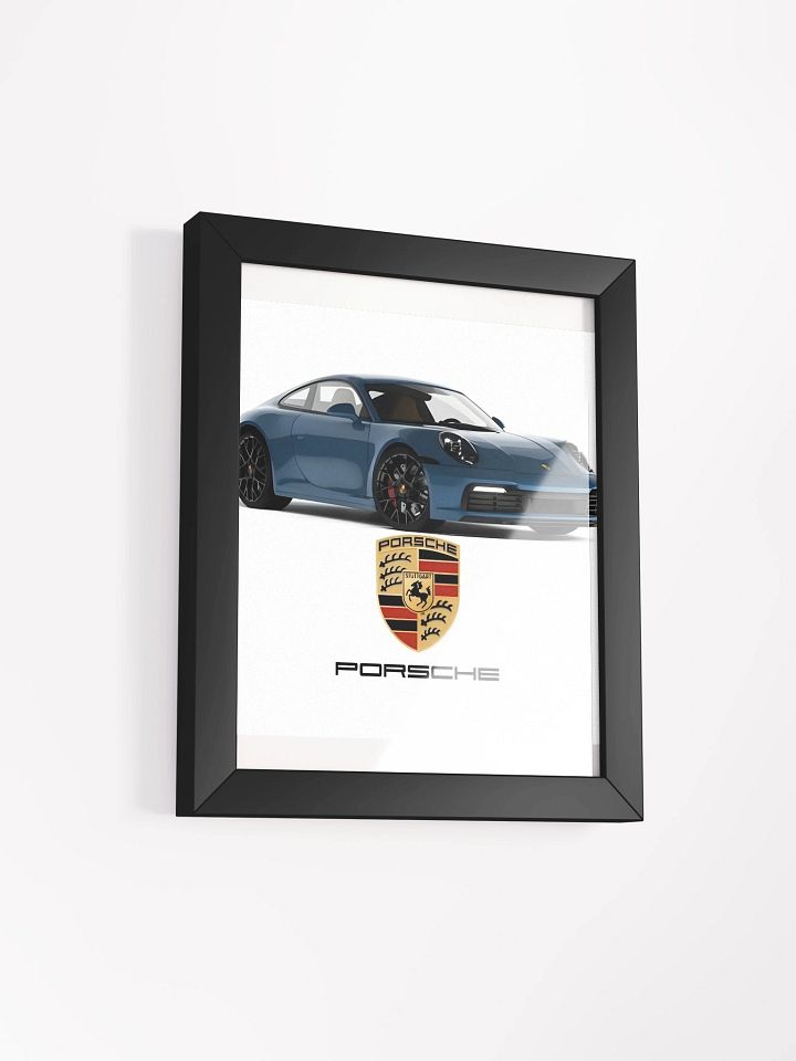 Wall Art Framed High-Quality Matte Poster (in) Porsche 911 Carrera S product image (2)