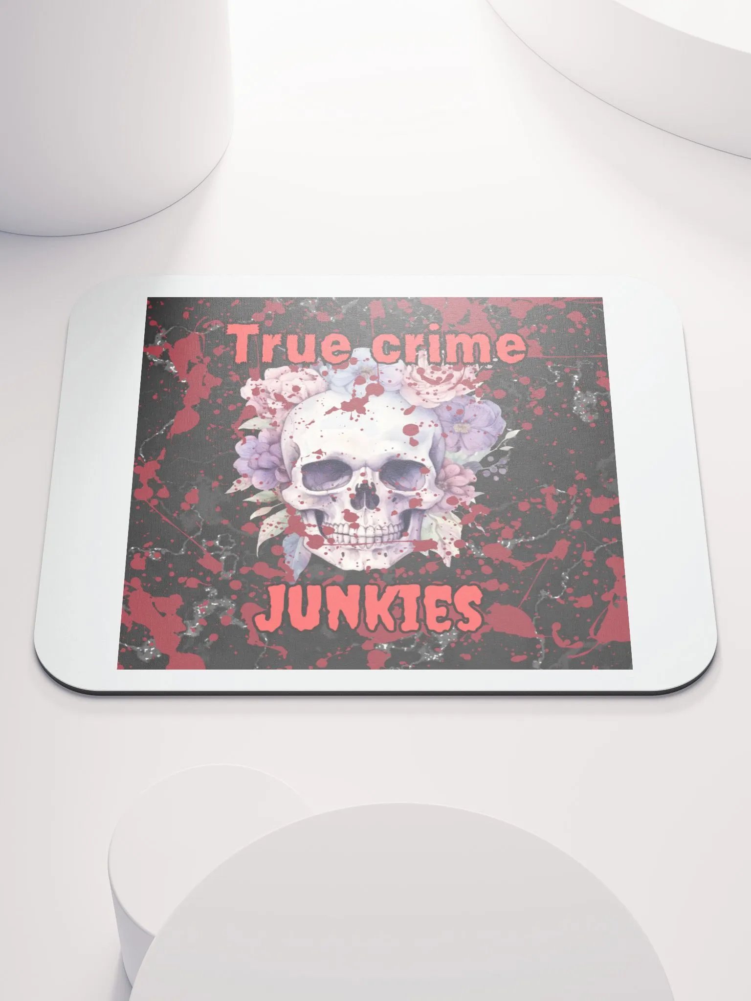 true crime junkie mouse pad product image (1)