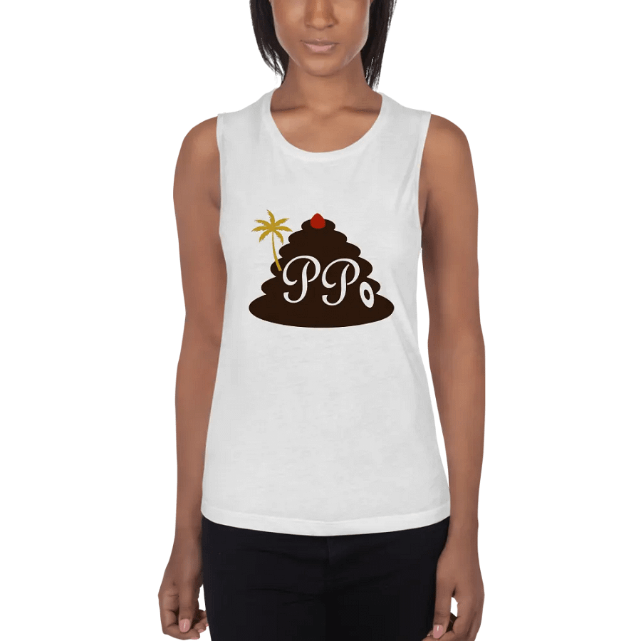 Poop Pees Classic Logo Flowy Muscle Tank product image (46)