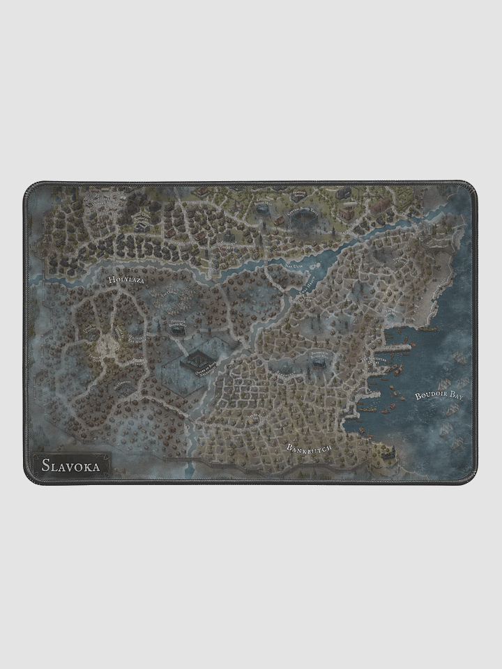 Copy of Map of Slavoka Desk Mat product image (1)