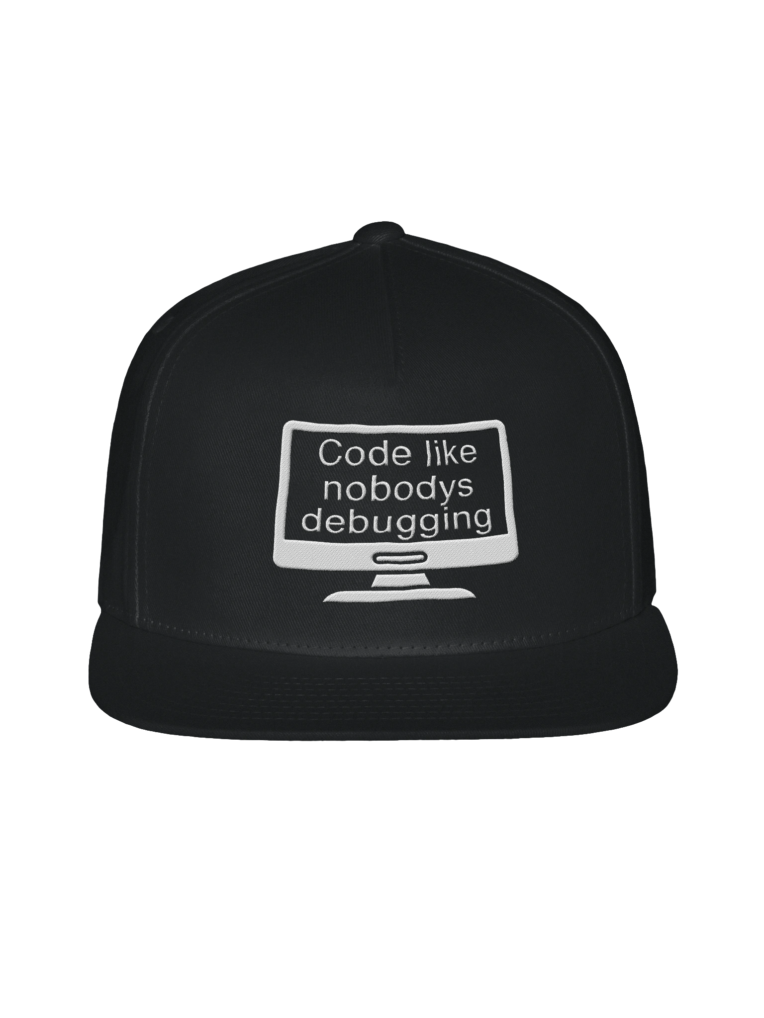 “Code Like Nobody’s Debugging” Snapback Hat – Premium Streetwear Edition product image (1)
