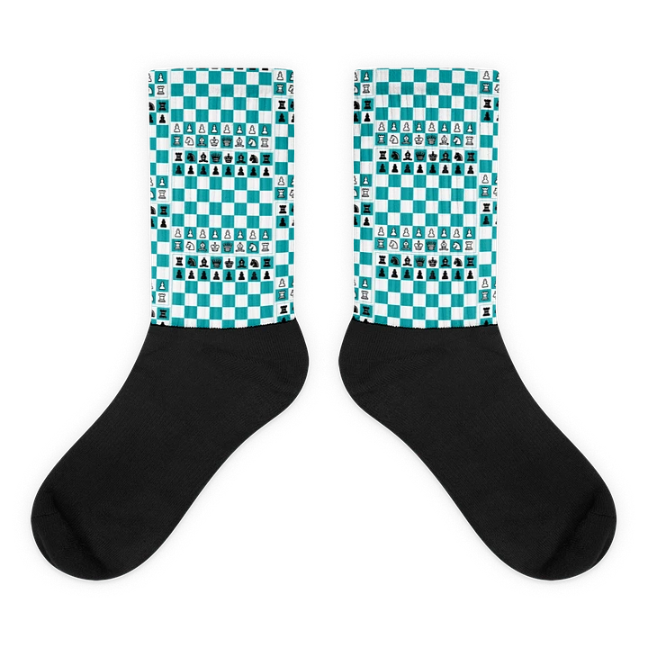 Chessboard Black Foot Socks product image (2)