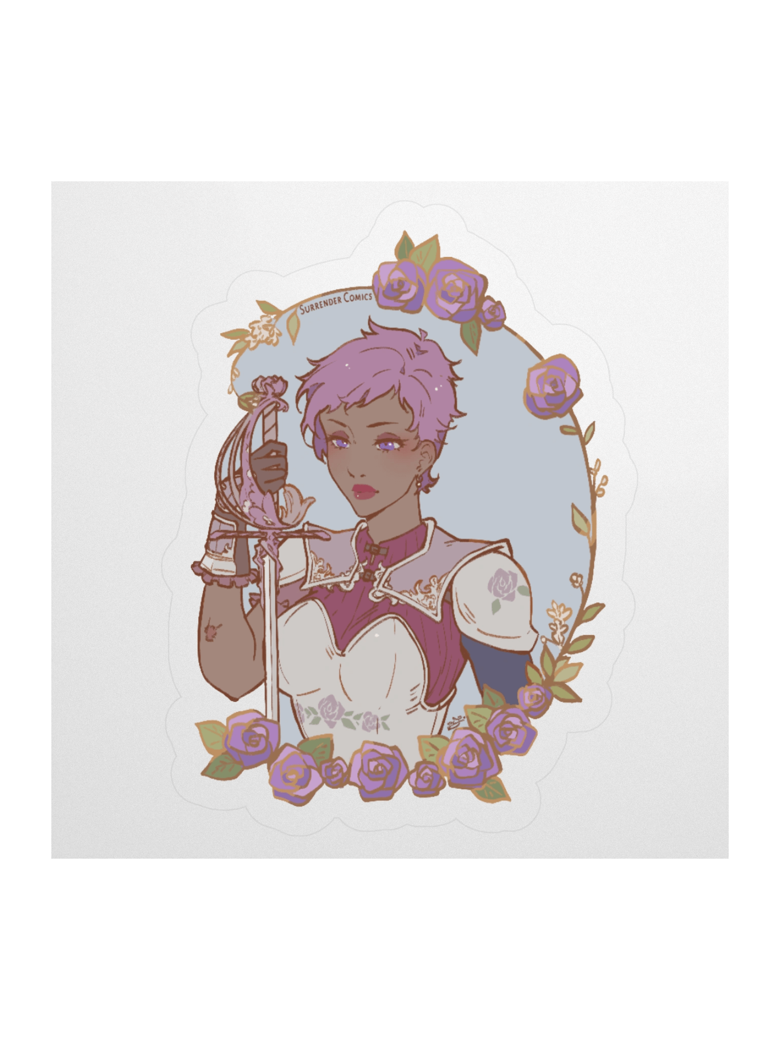 Strength of a Rose Sticker - Ransomed Wings product image (1)