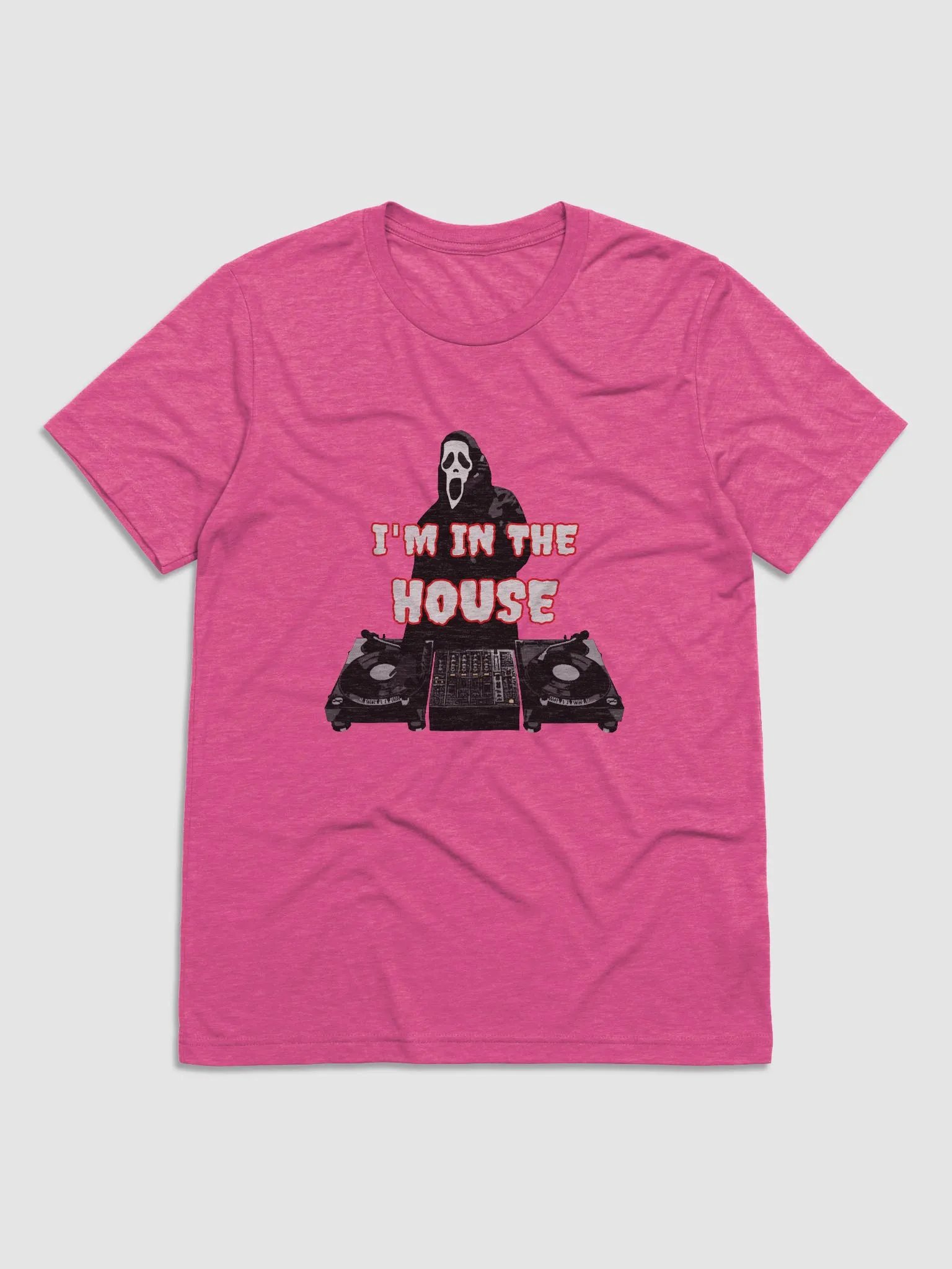 Ghostface in the house Bella+Canvas Triblend Short Sleeve T-Shirt product image (1)